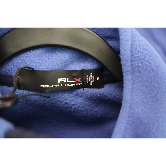 RLX Ralph Lauren Men's Sz M Navy/Blue Half Zip Hybrid Fleece Jacket - Picture 3 of 9